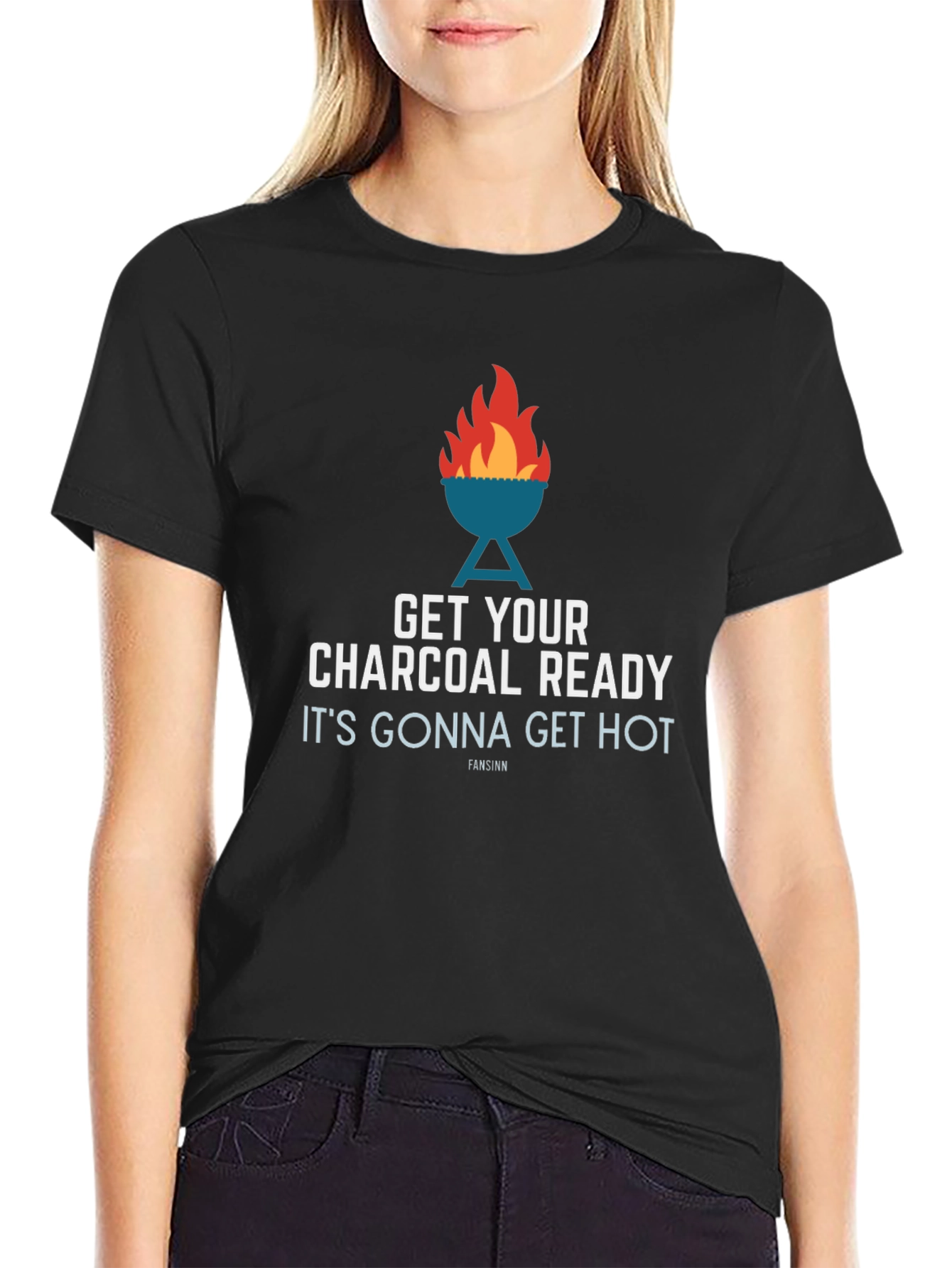 Get Your Charcoal Ready BBQ Graphic Tee