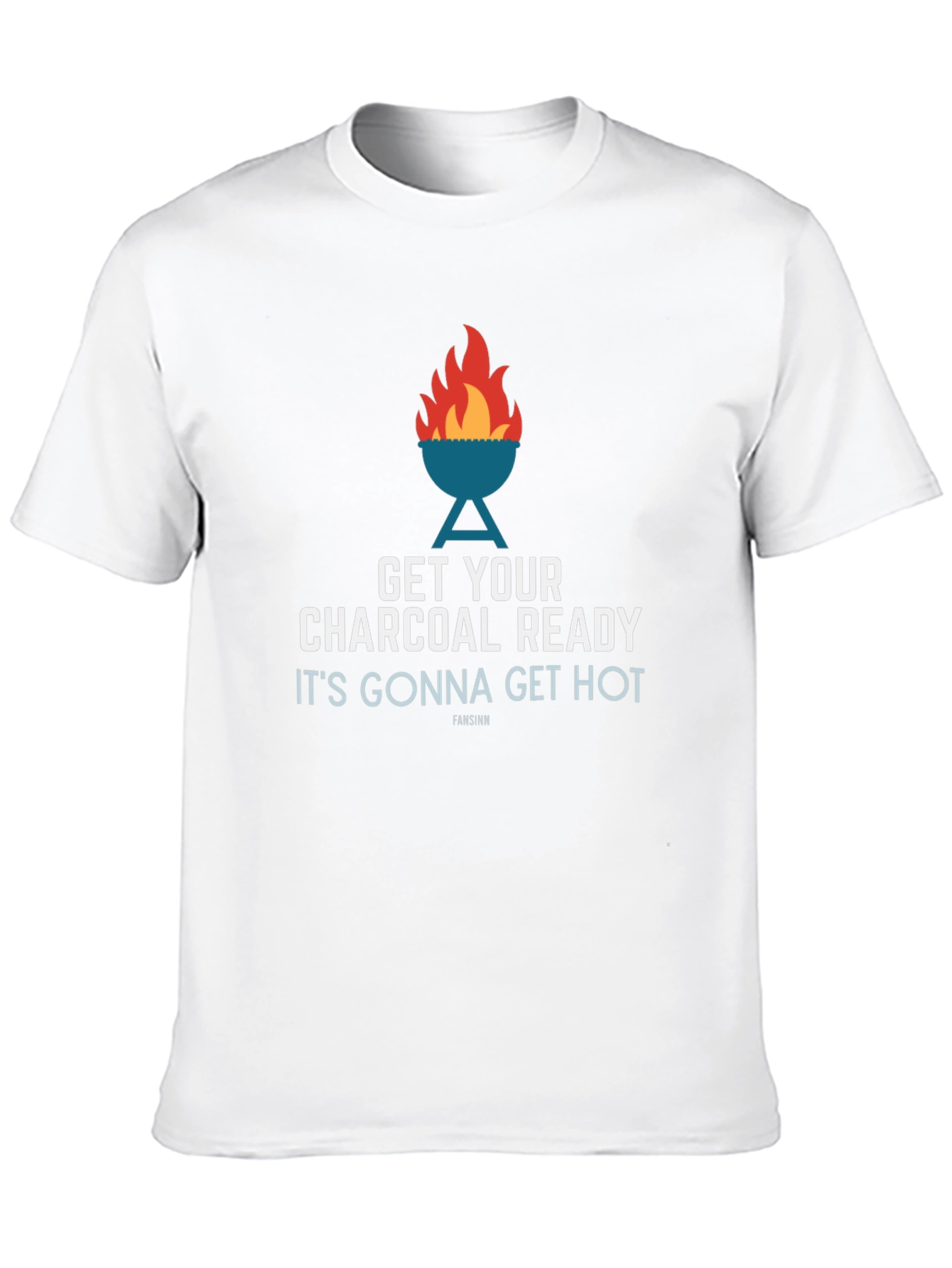 Get Your Charcoal Ready BBQ Graphic Tee