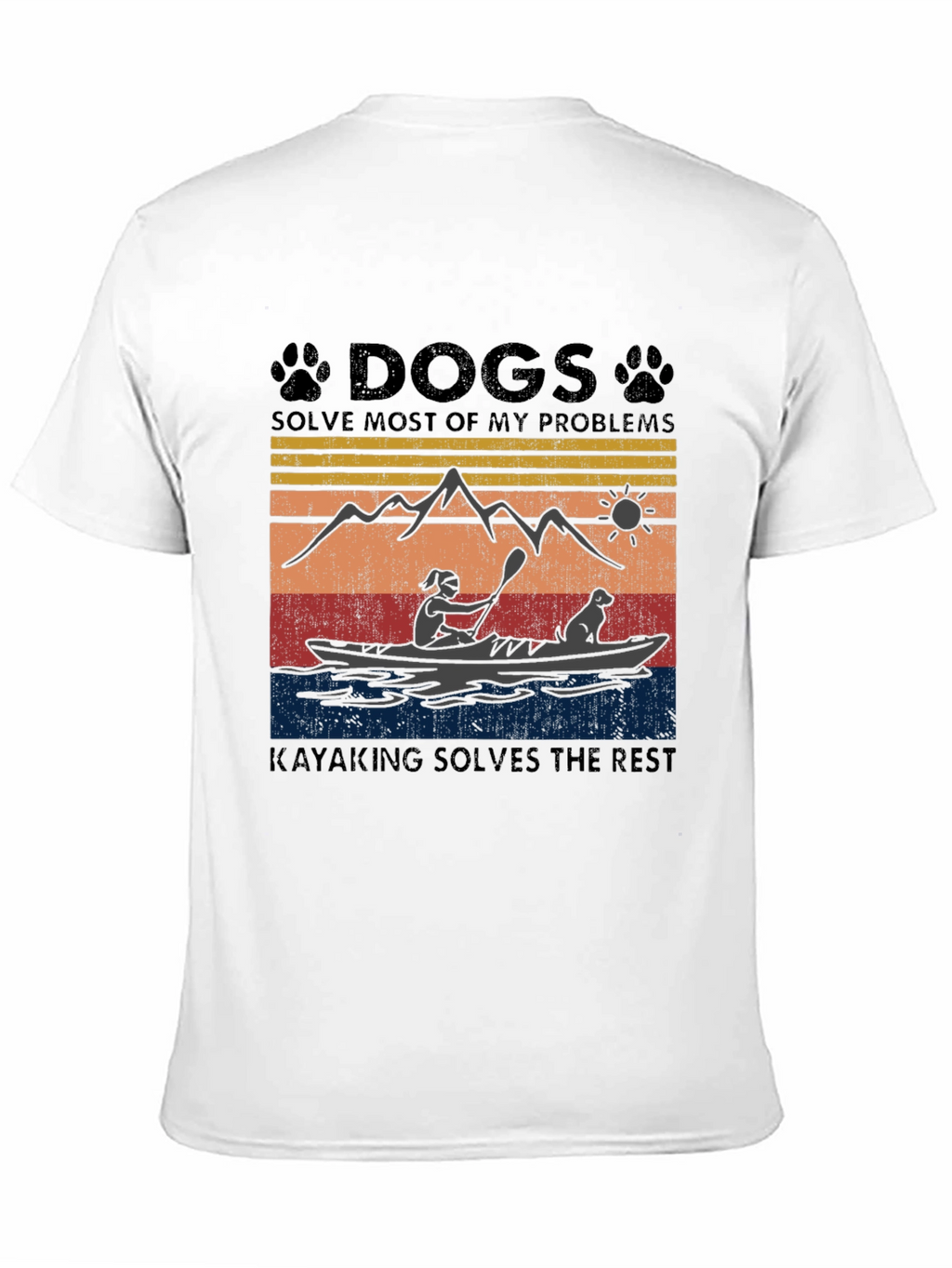 Dogs and Kayaking Solve My Problems T-Shirt