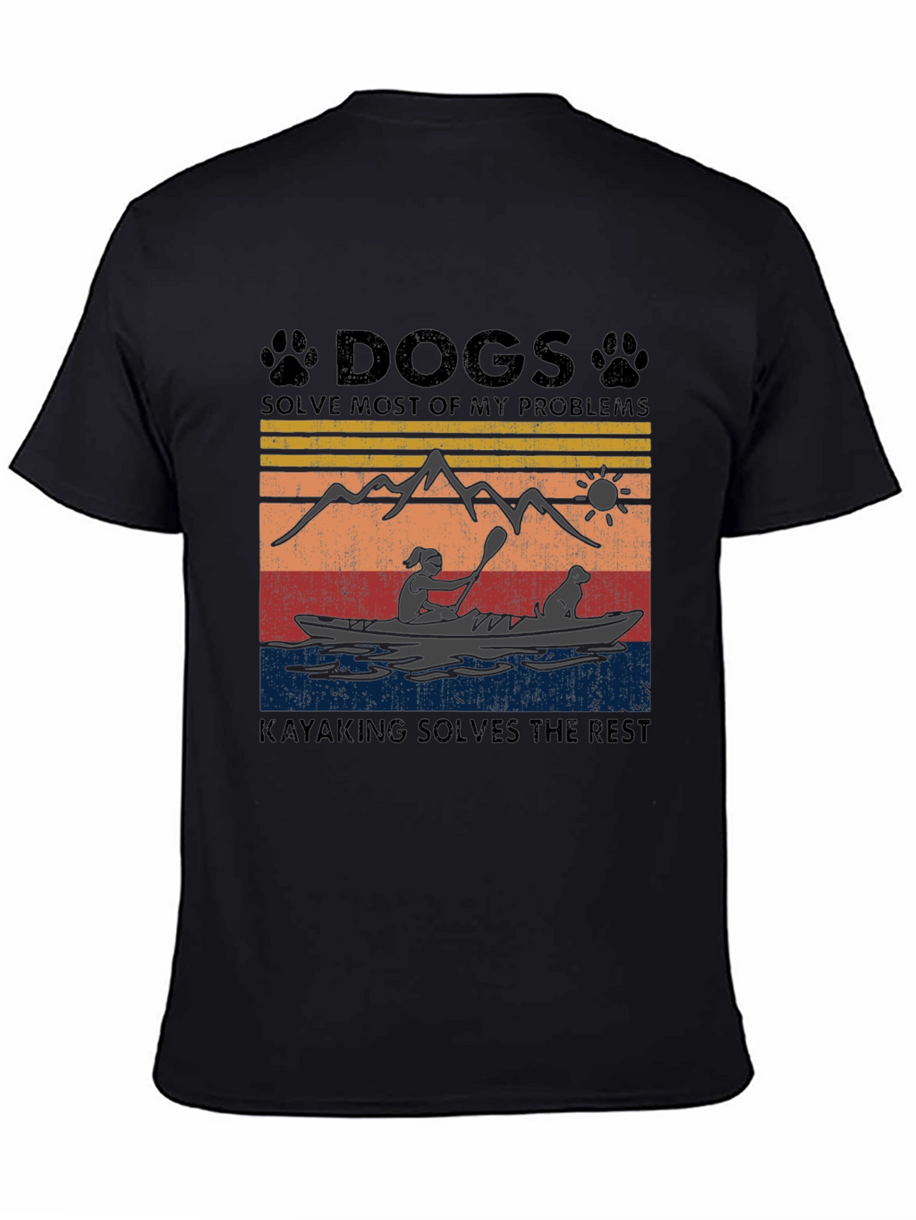 Dogs and Kayaking Solve My Problems T-Shirt