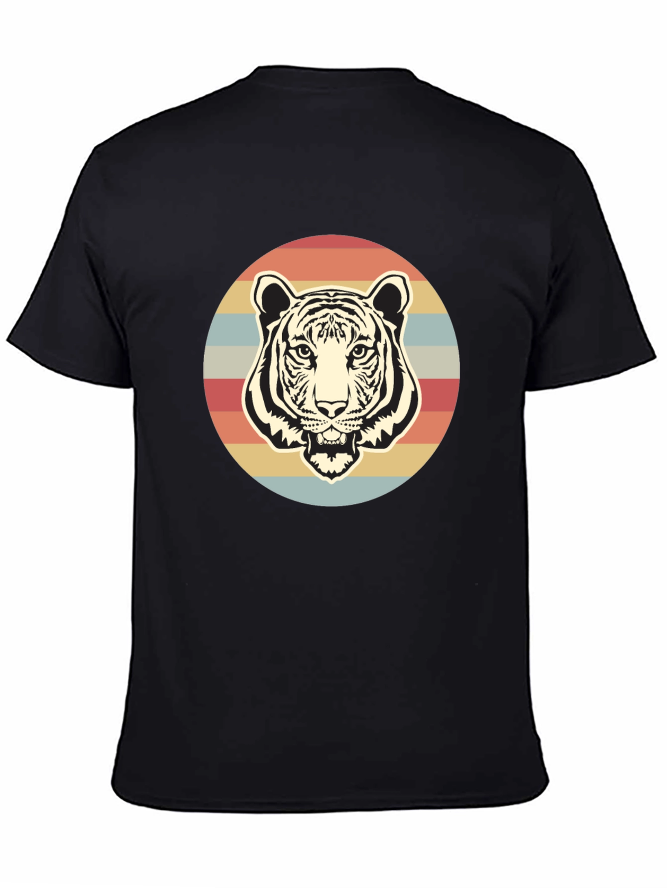Retro Tiger Graphic T-Shirt - Vintage Style Tee