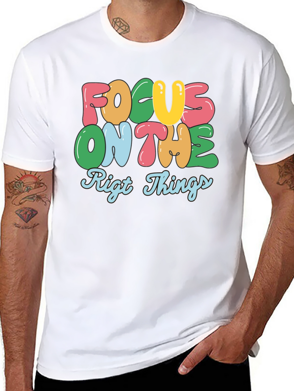 Focus On The Right Things Graphic Tee