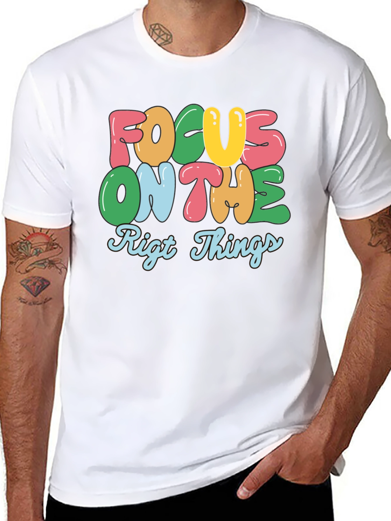 Focus On The Right Things Graphic Tee