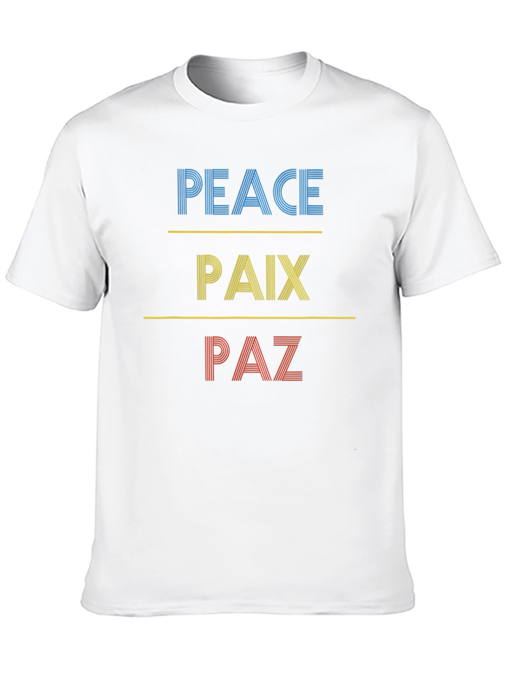Peace T-Shirt - Multilingual Graphic Tee