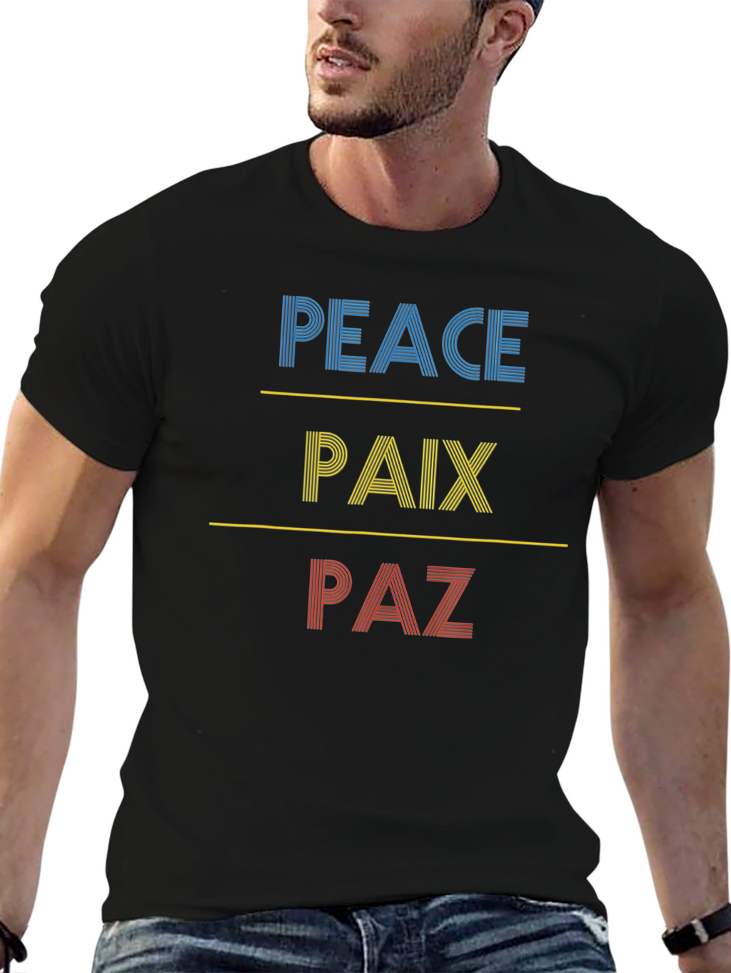 Peace T-Shirt - Multilingual Graphic Tee