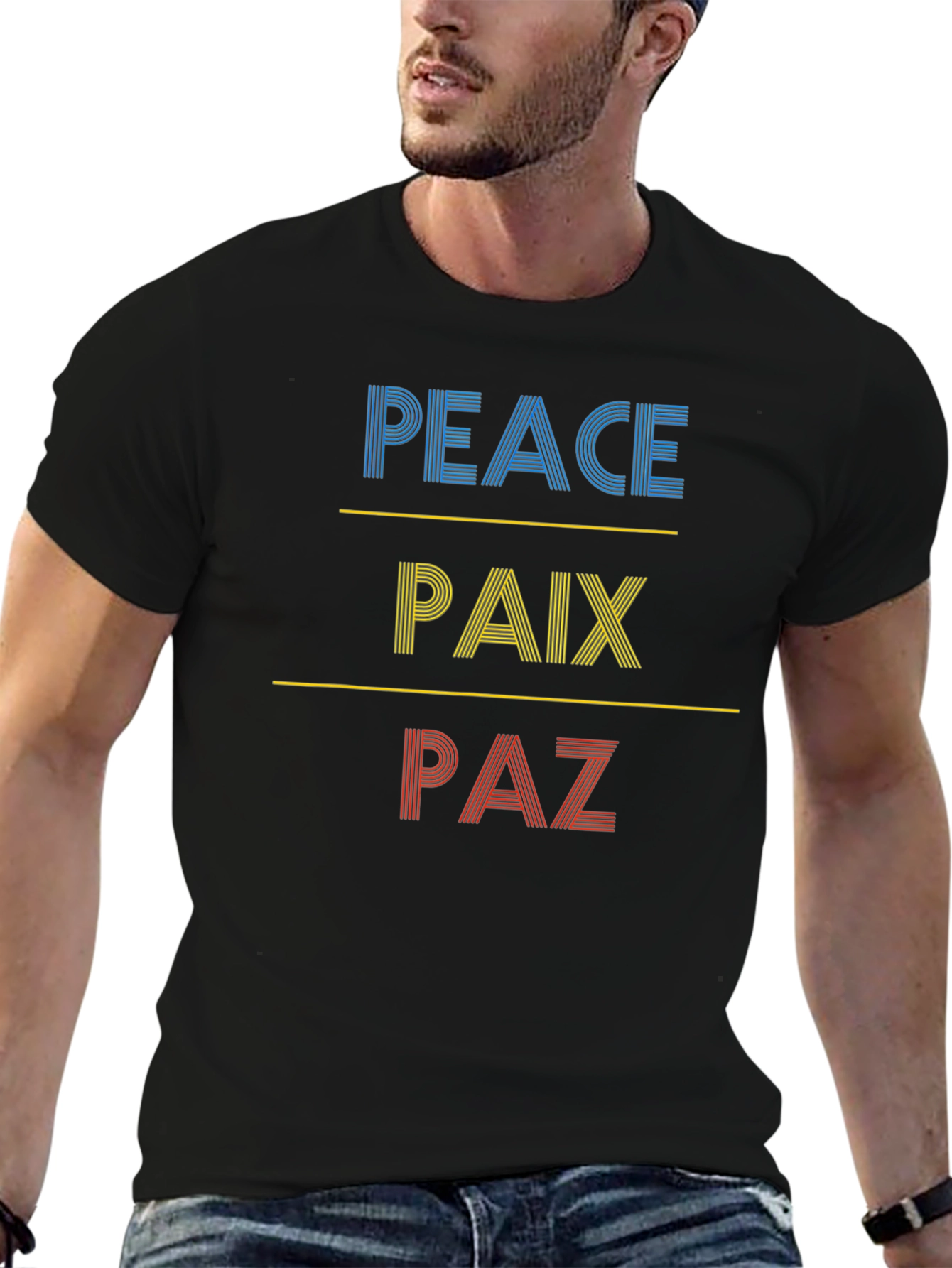 Peace T-Shirt - Multilingual Graphic Tee
