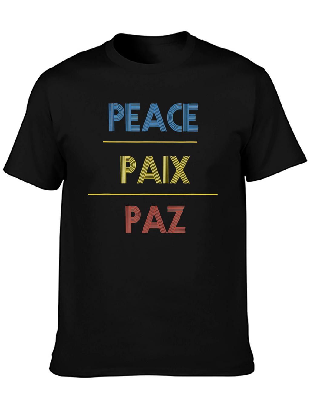 Peace T-Shirt - Multilingual Graphic Tee