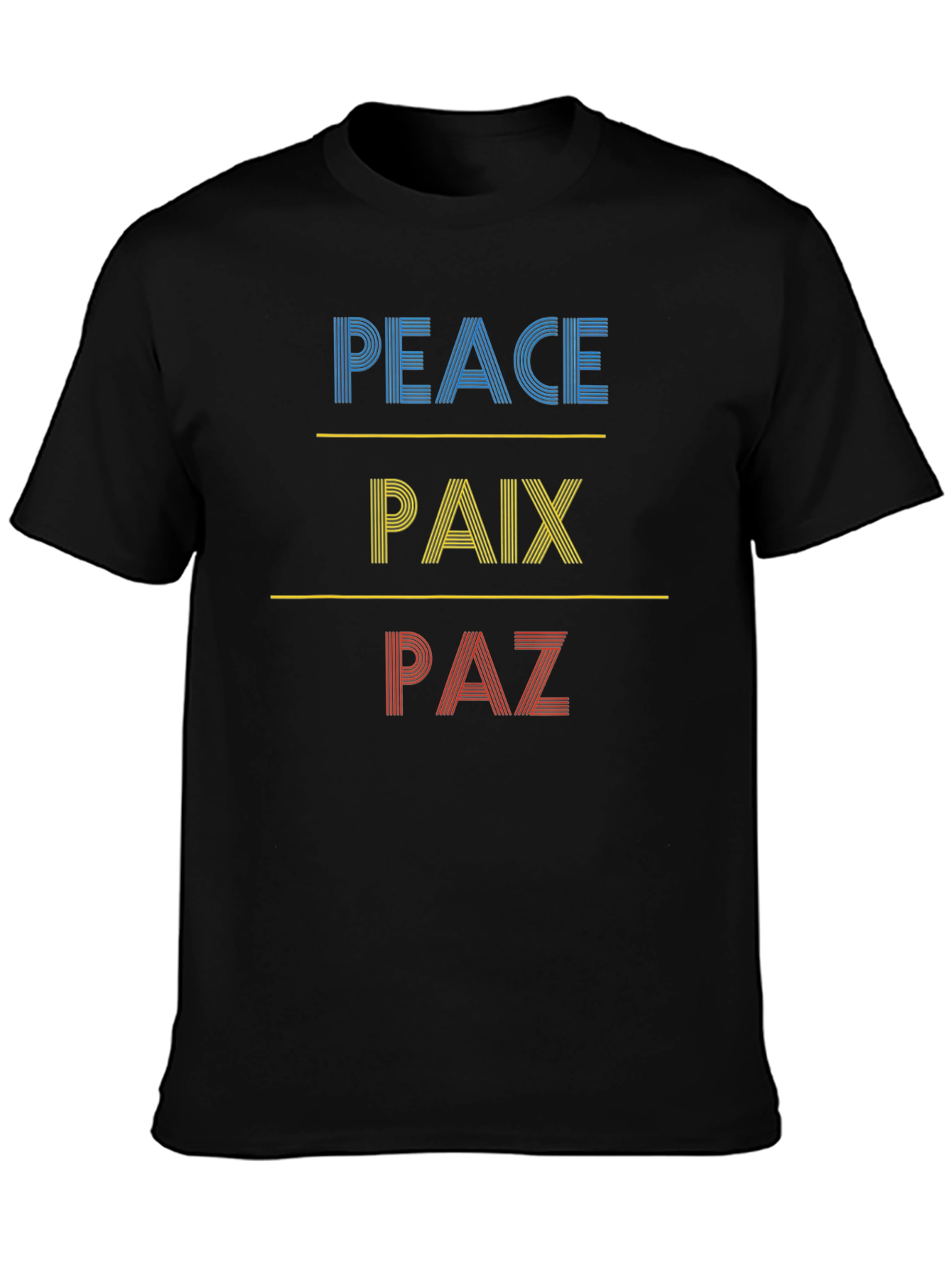 Peace T-Shirt - Multilingual Graphic Tee