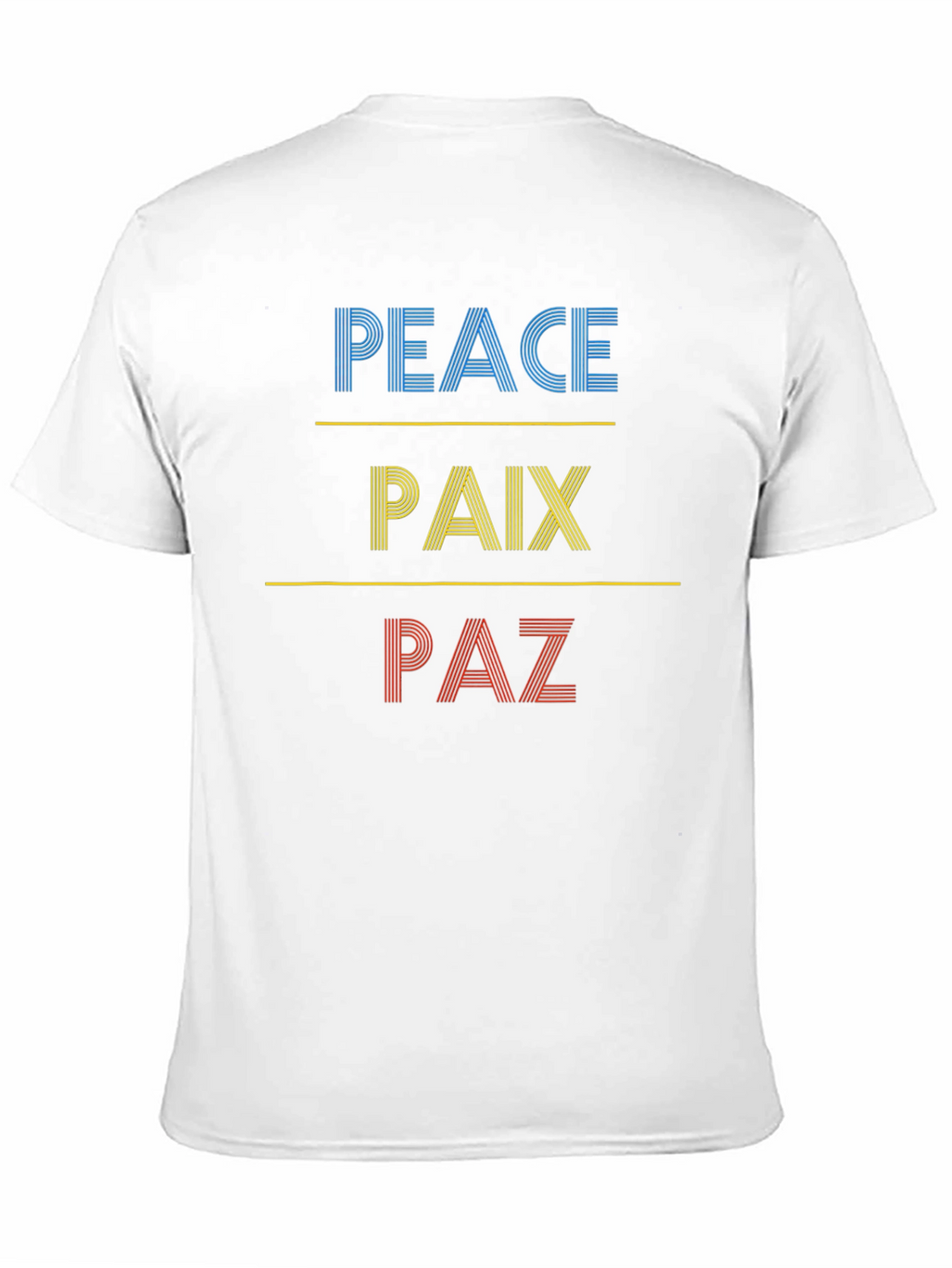 Peace T-Shirt - Multilingual Graphic Tee