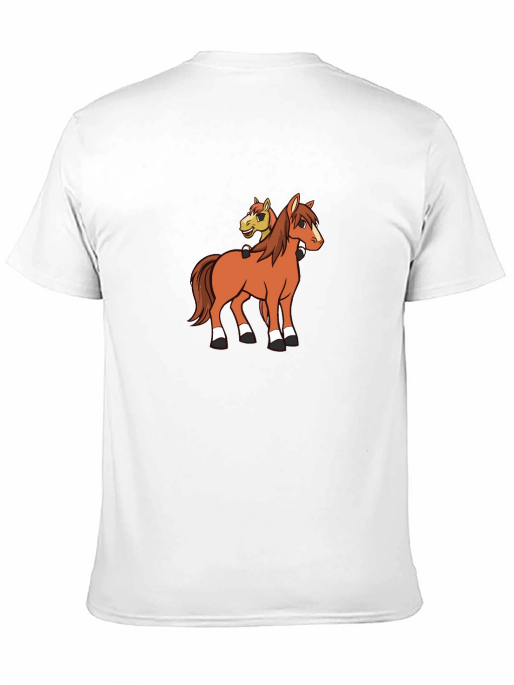 Cartoon Horse T-Shirt - Novelty Graphic Tee
