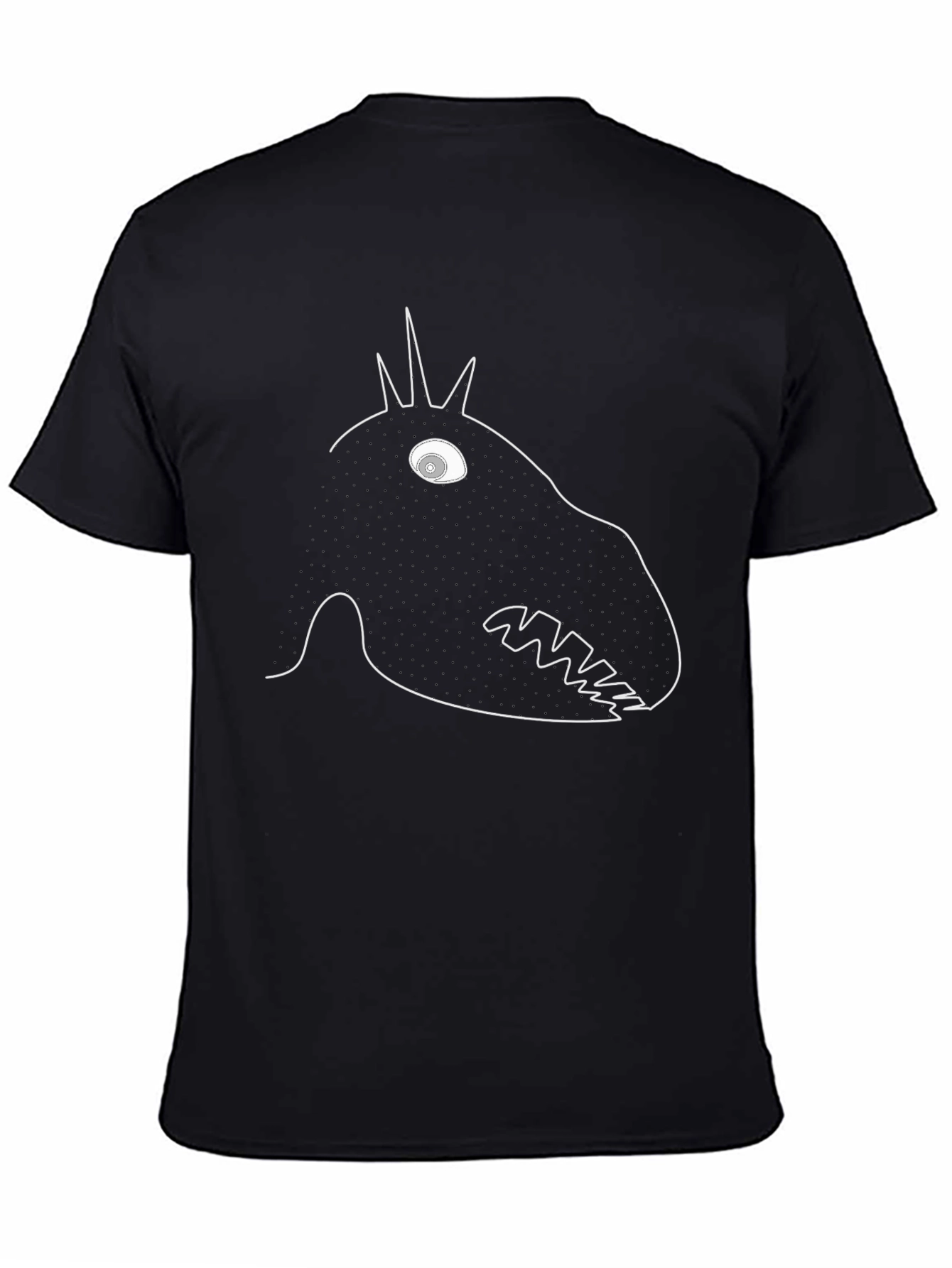 Monster Graphic Tee - Mens Black T-Shirt
