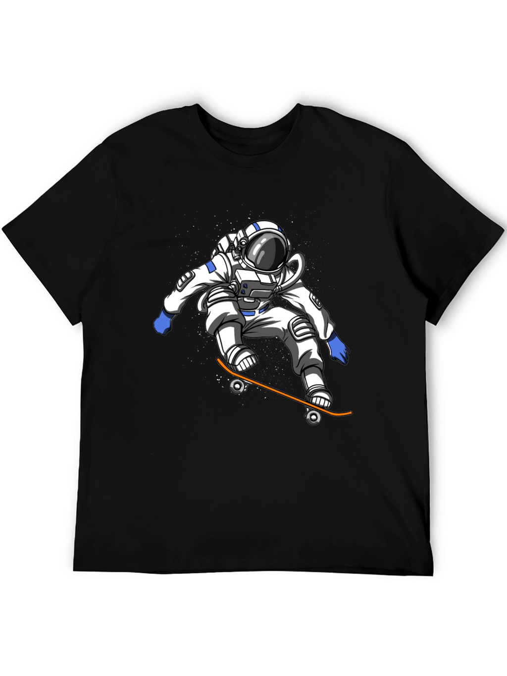 Astronaut Skateboarder Graphic Tee