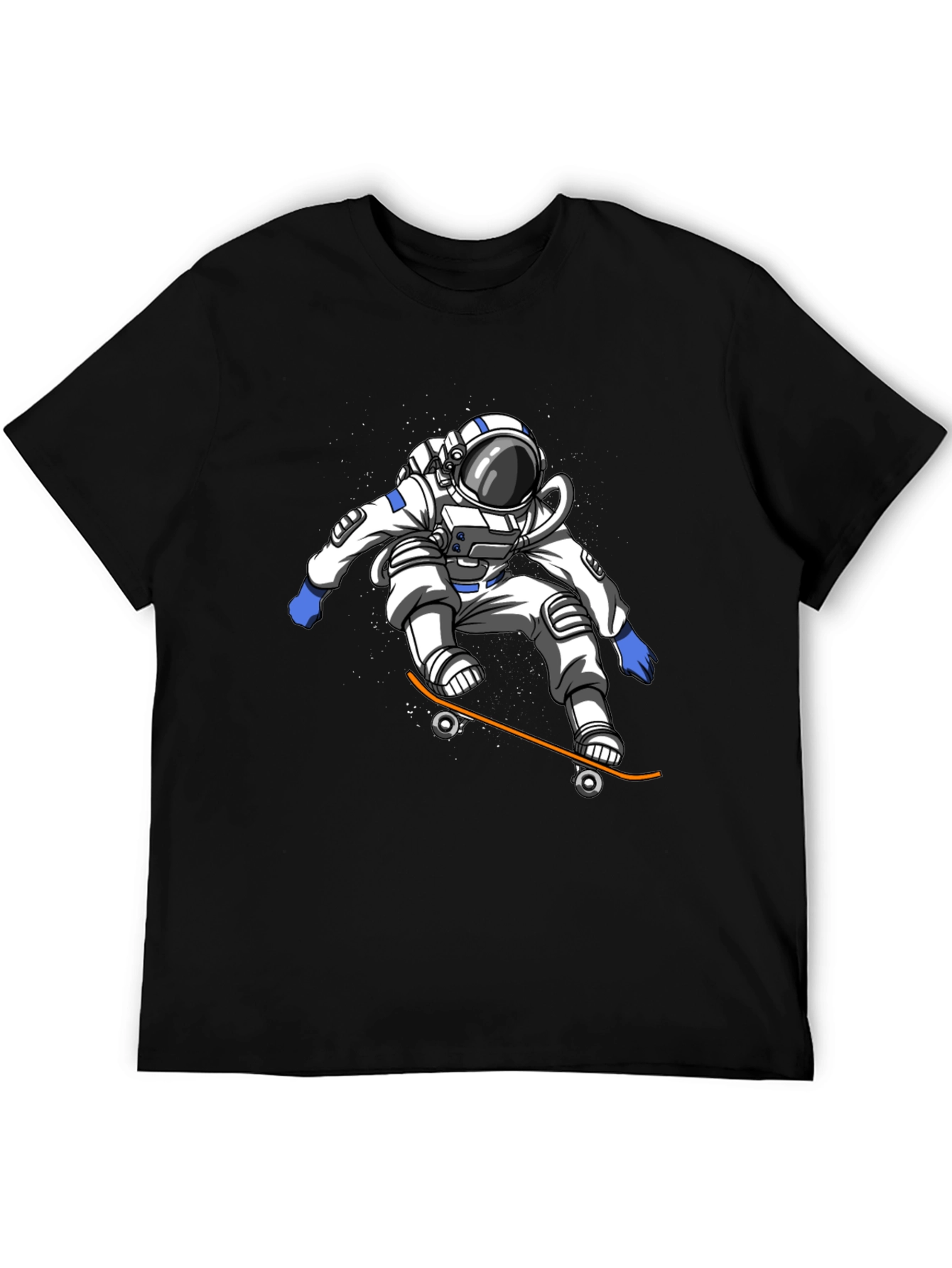 Astronaut Skateboarder Graphic Tee