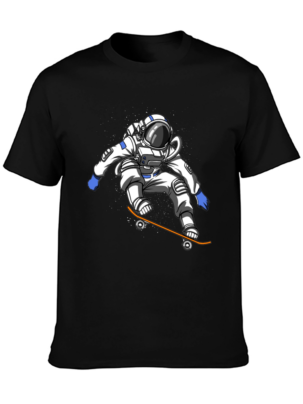 Astronaut Skateboarder Graphic Tee