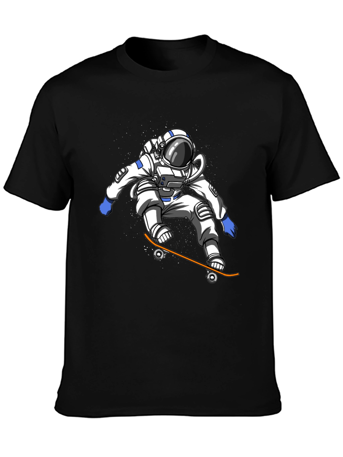 Astronaut Skateboarder Graphic Tee
