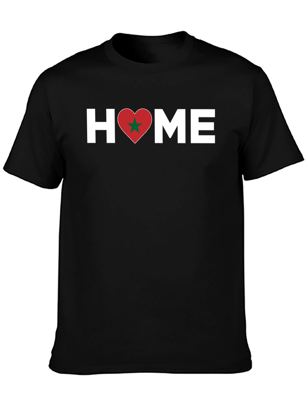 Morocco Pride T-Shirt - Home Love Heart Design