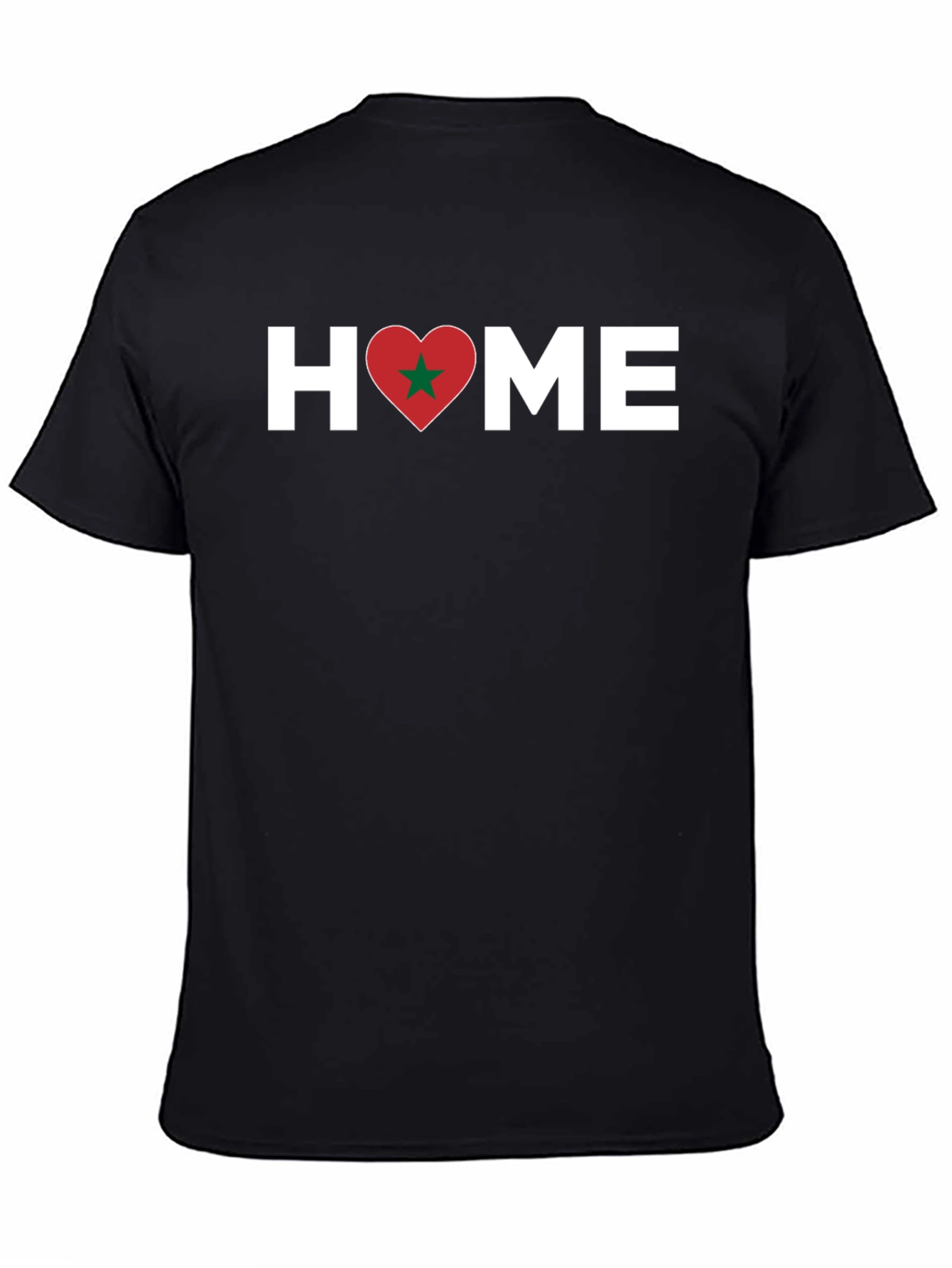 Morocco Pride T-Shirt - Home Love Heart Design
