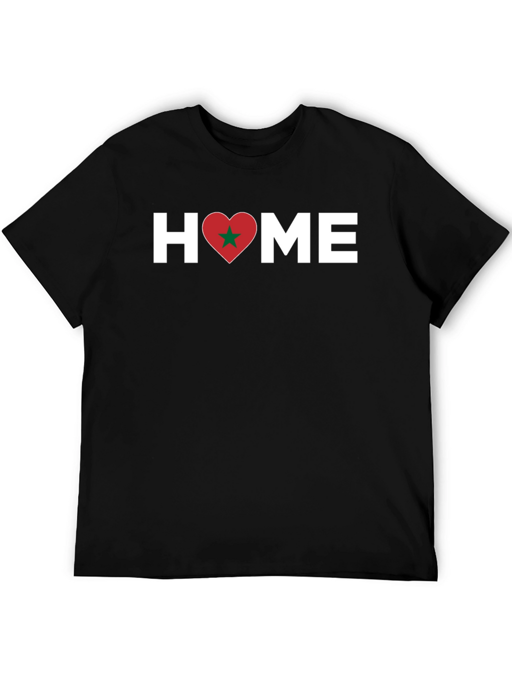 Morocco Pride T-Shirt - Home Love Heart Design