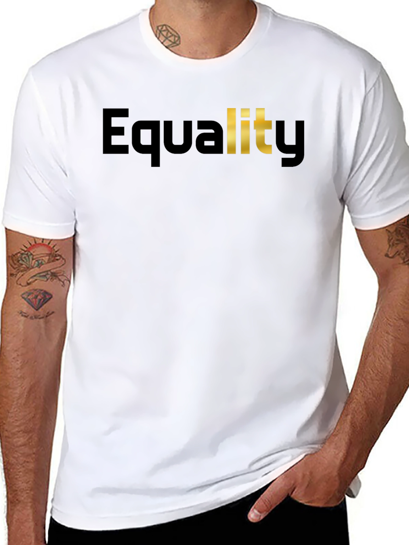 Equality Statement Tee - Black