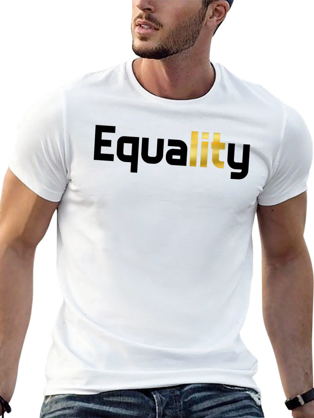 Equality Statement Tee - Black