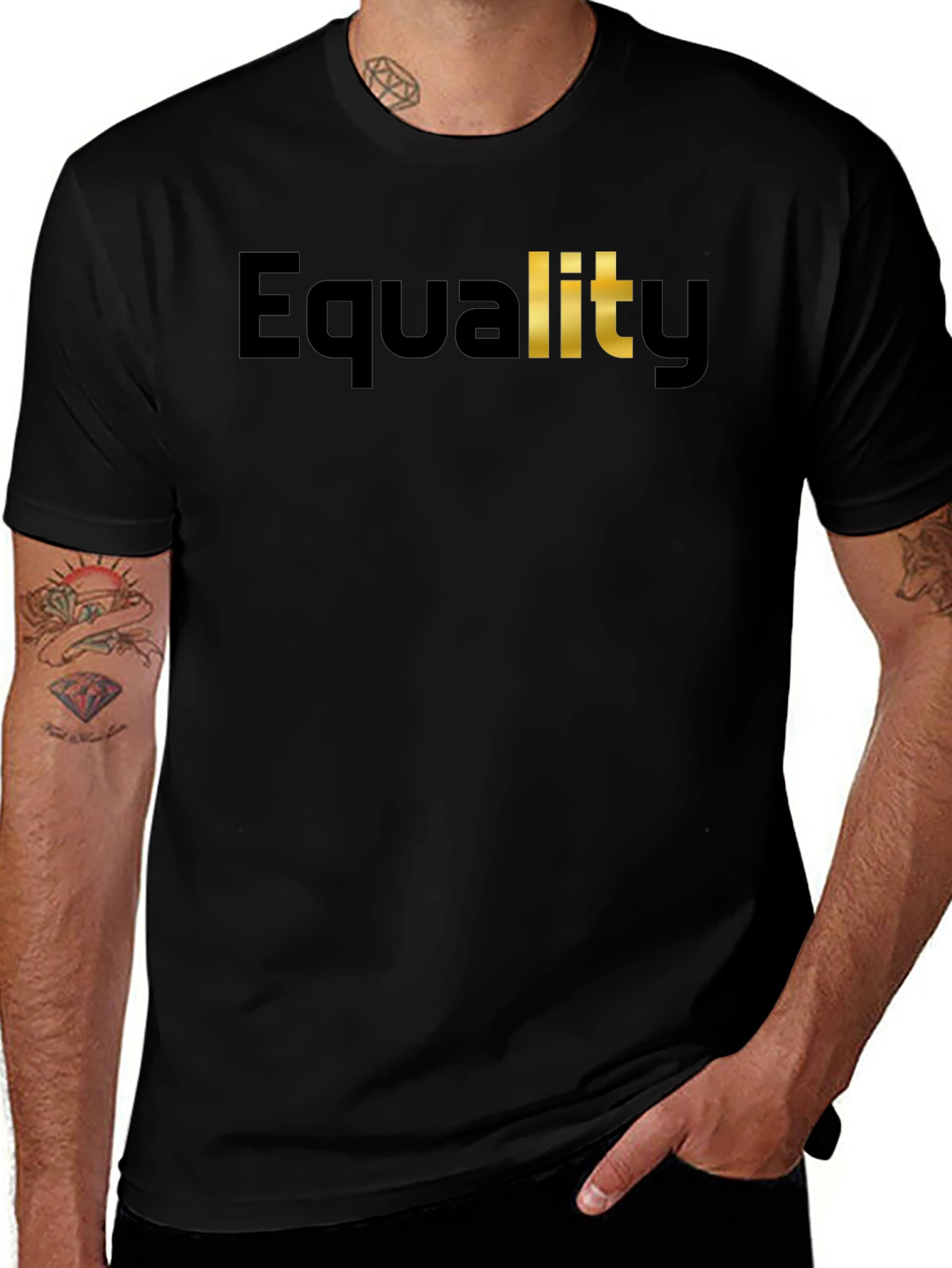 Equality Statement Tee - Black