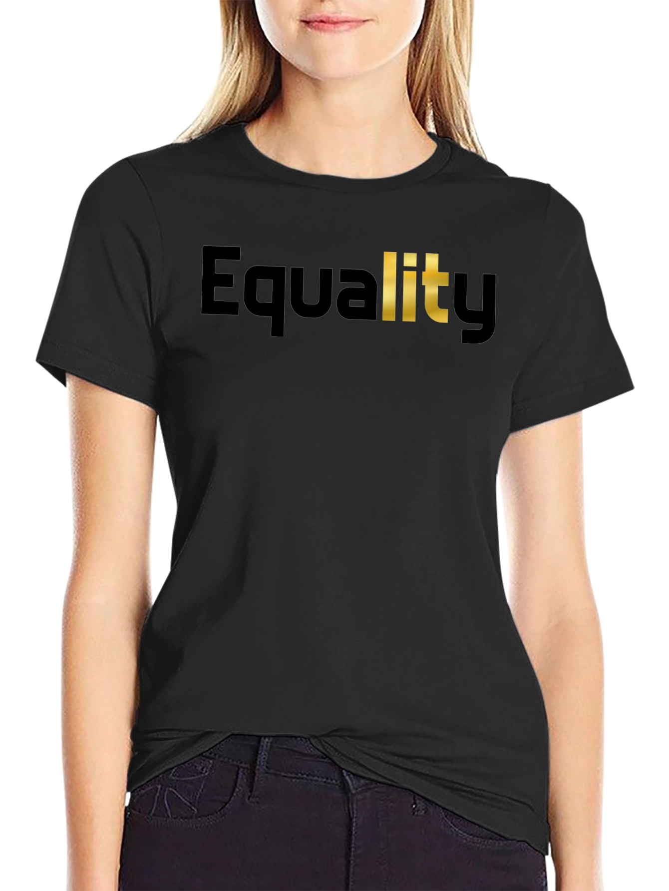 Equality Statement Tee - Black