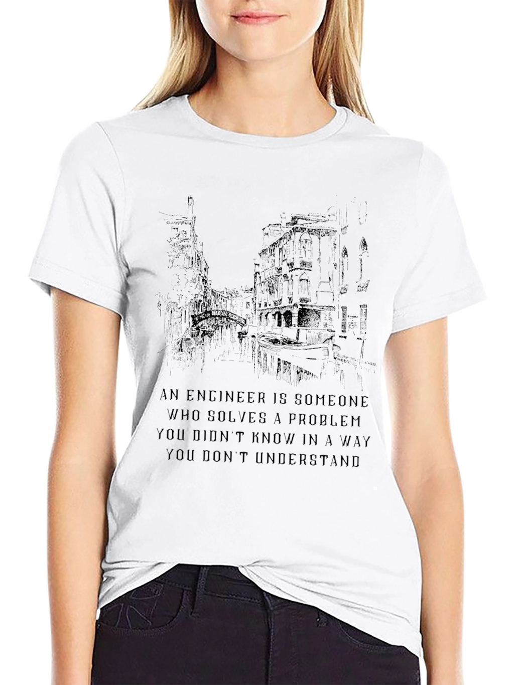 Engineer Definition Black T-Shirt