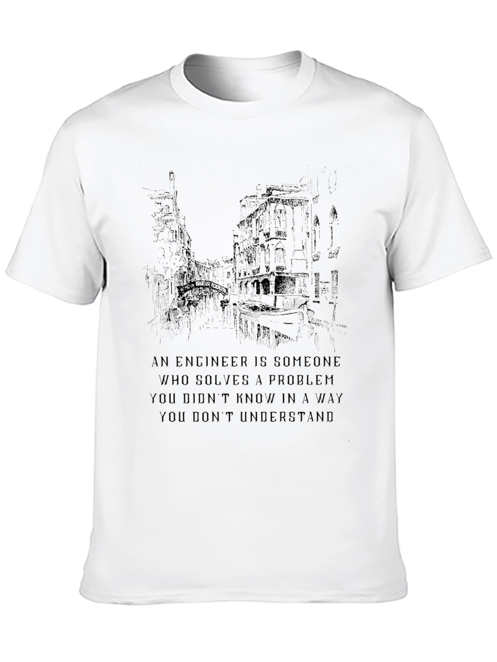Engineer Definition Black T-Shirt