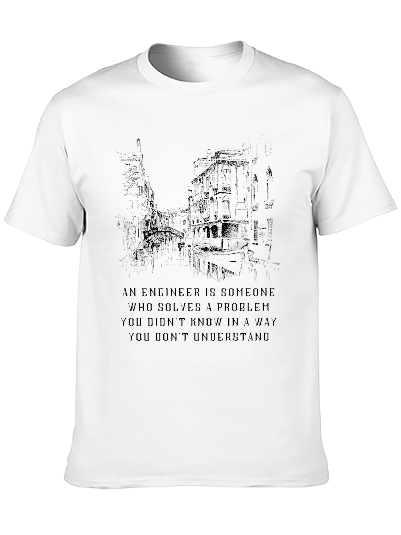 Engineer Definition Black T-Shirt