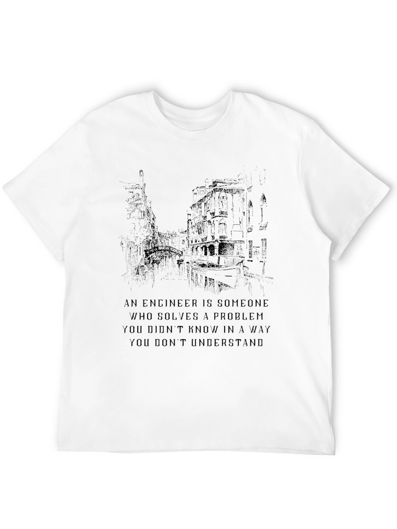 Engineer Definition Black T-Shirt