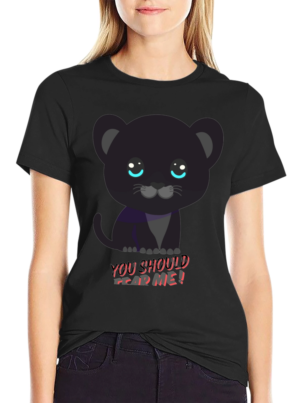 Cute Black Panther Tee - You Should Fear Me!