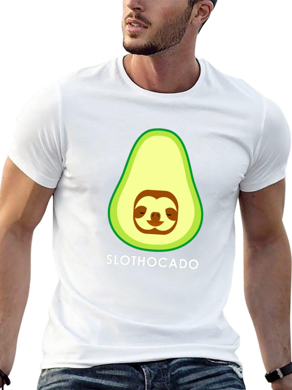 Slothocado T-Shirt - Funny Avocado Sloth Graphic Tee