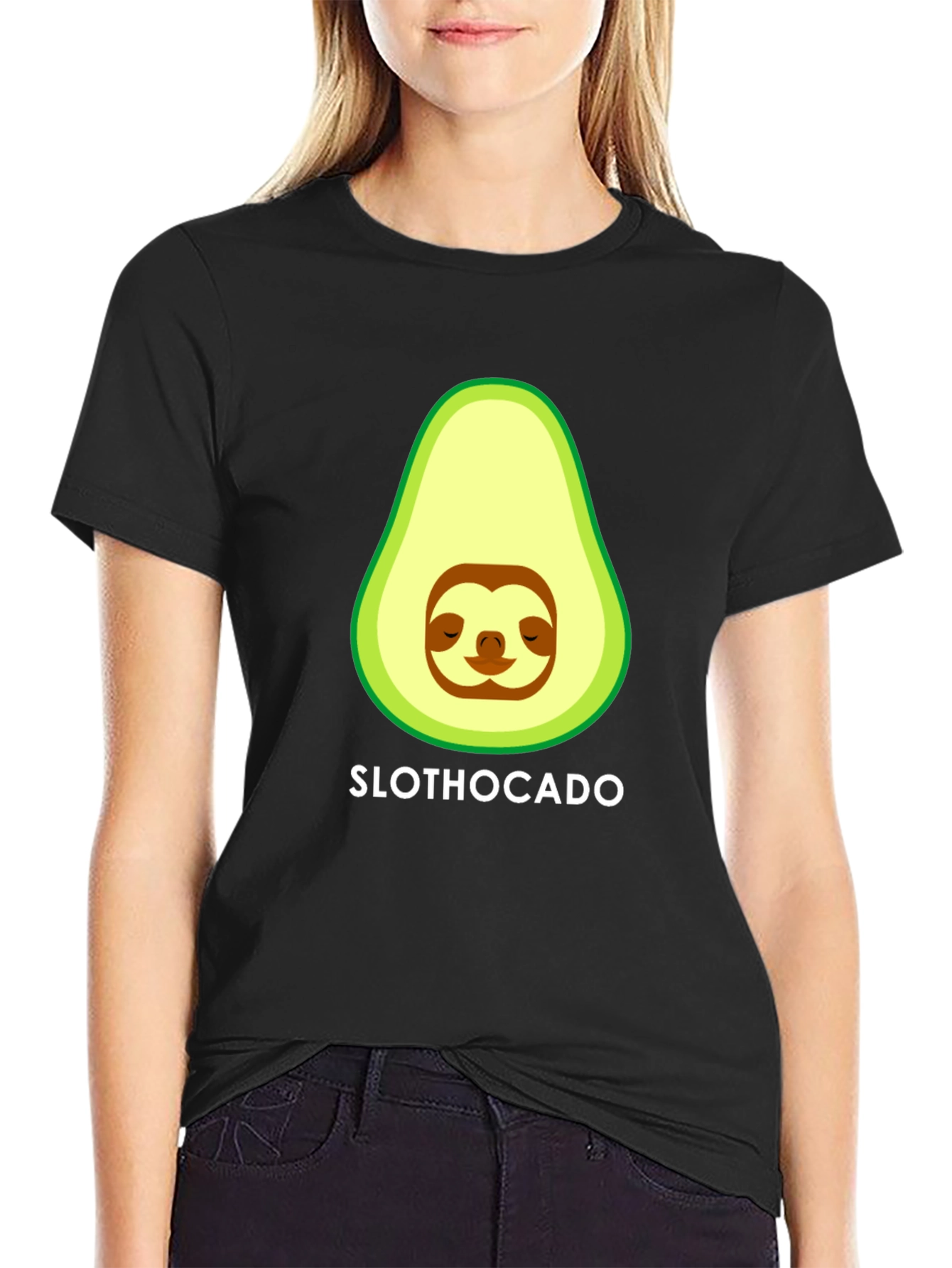 Slothocado T-Shirt - Funny Avocado Sloth Graphic Tee