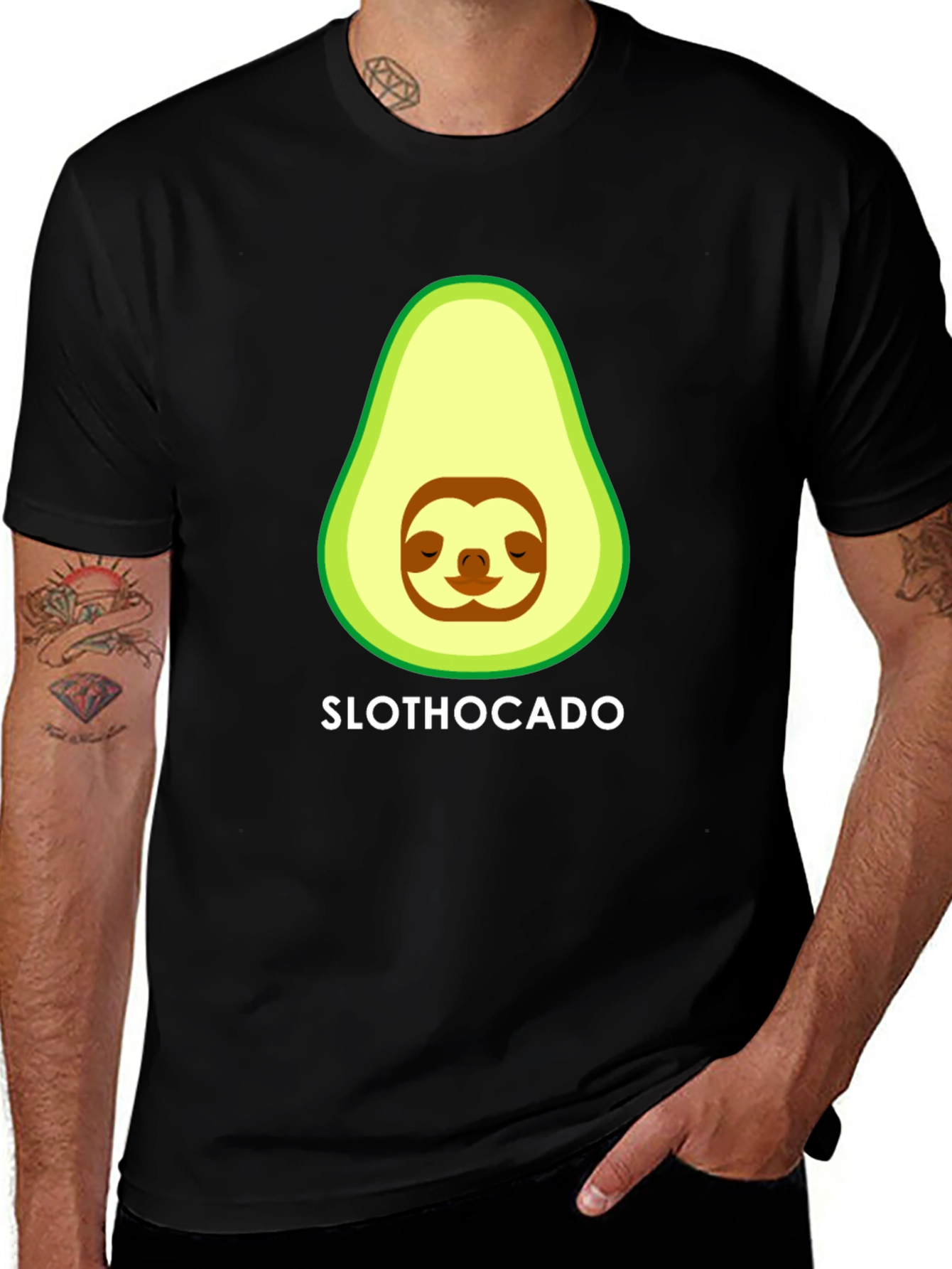 Slothocado T-Shirt - Funny Avocado Sloth Graphic Tee