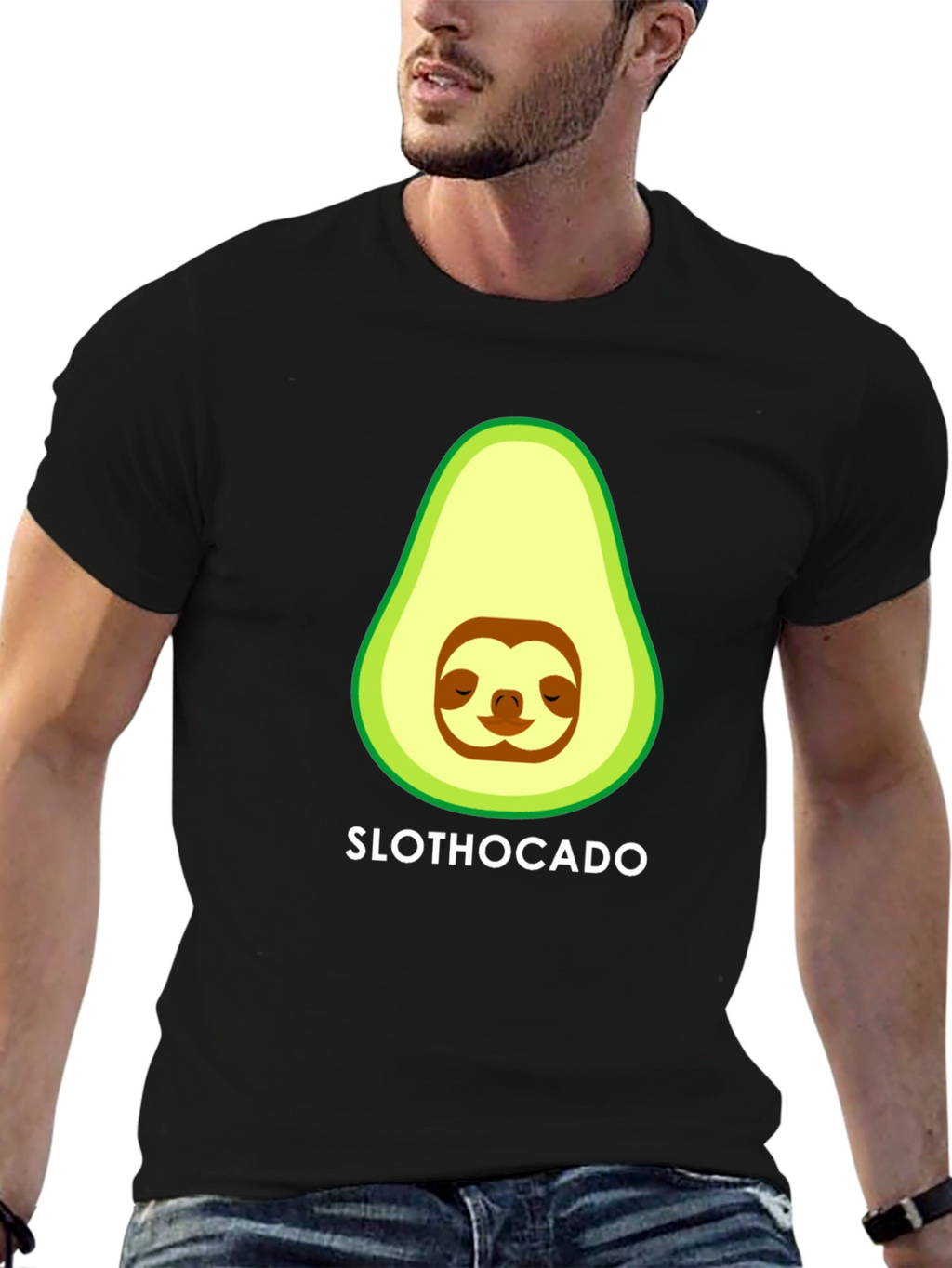 Slothocado T-Shirt - Funny Avocado Sloth Graphic Tee