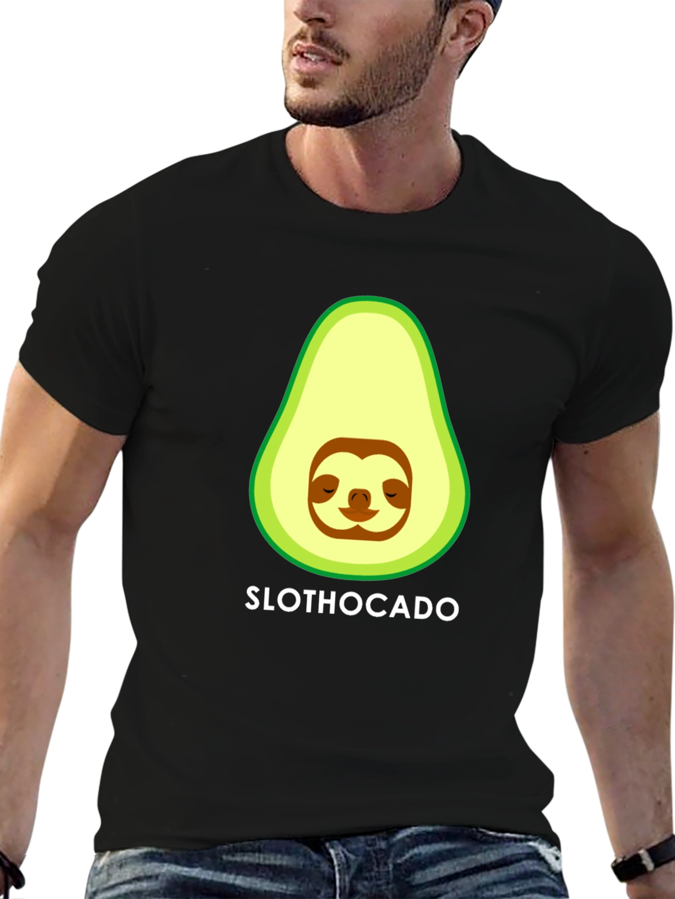 Slothocado T-Shirt - Funny Avocado Sloth Graphic Tee
