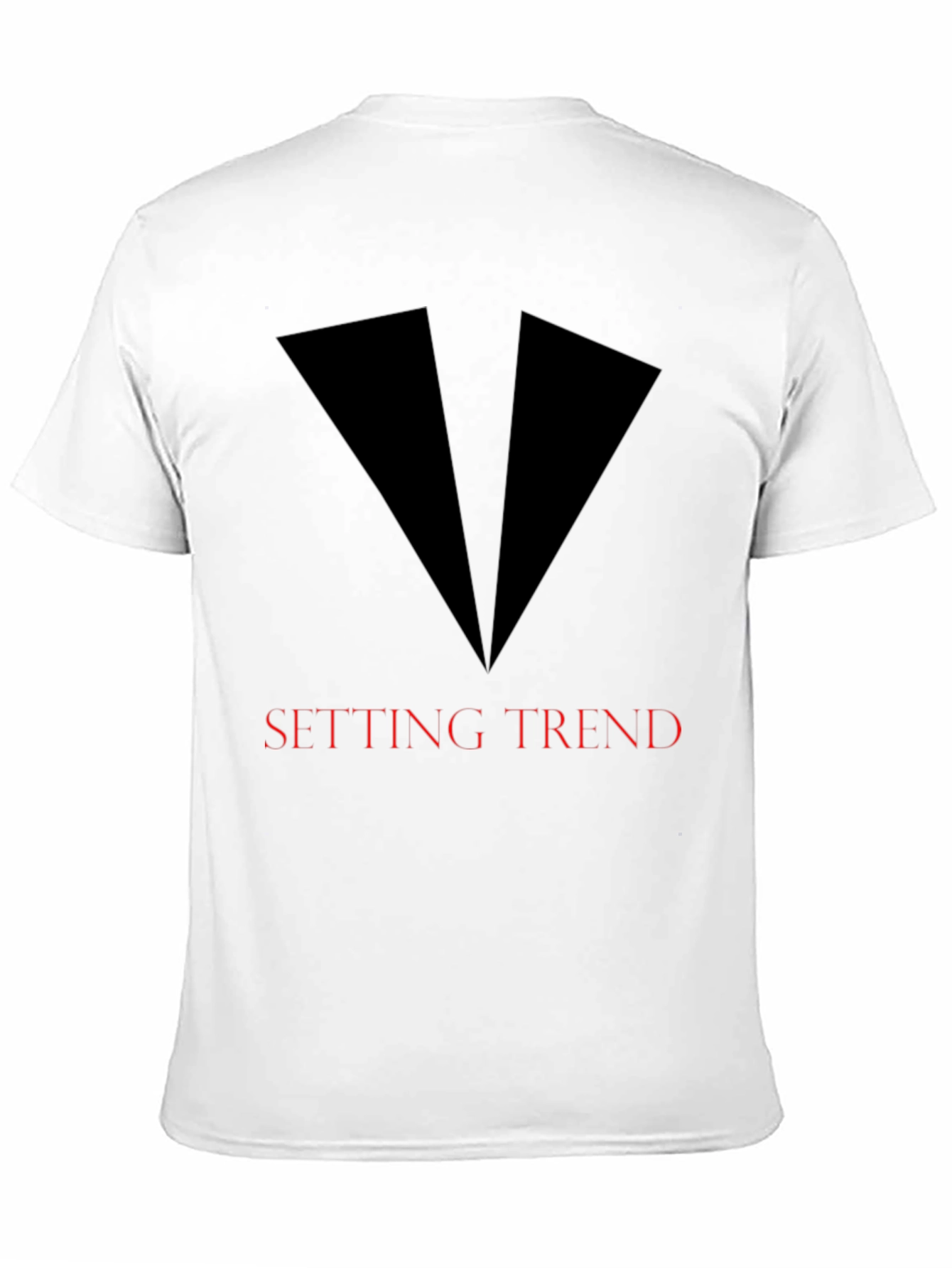 Setting Trend Graphic Tee - Sleek Black Design
