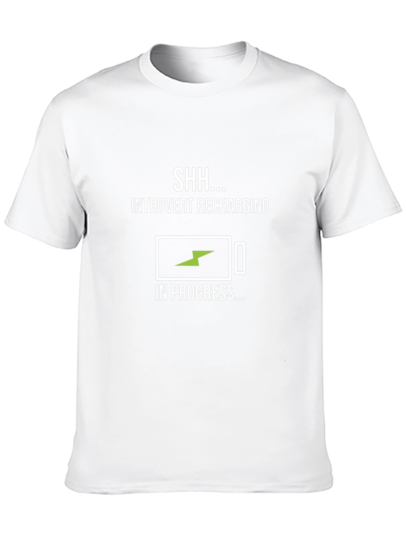 Introvert Recharging Funny Graphic T-Shirt