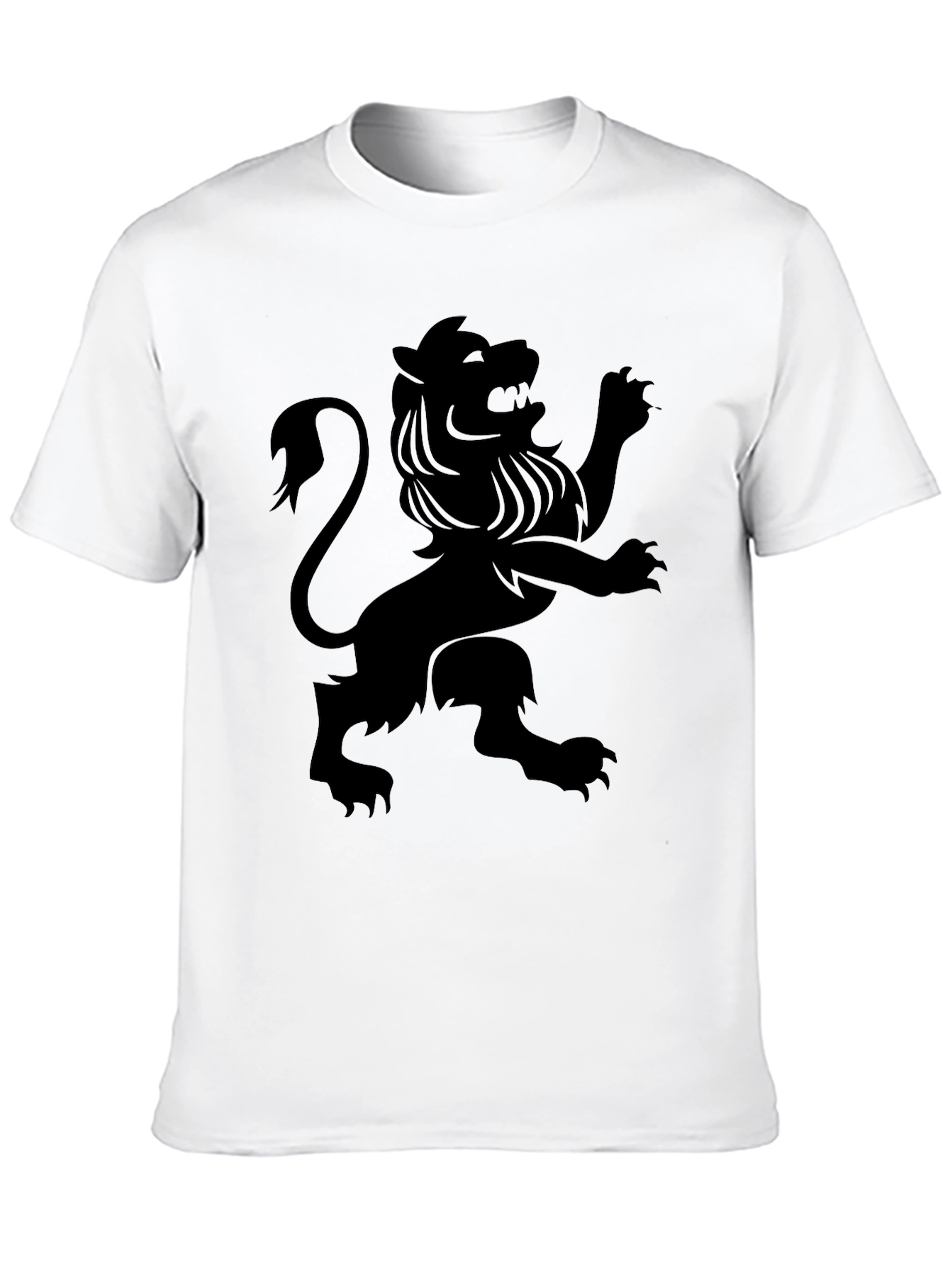 Black Lion Graphic T-Shirt - Bold Statement Tee