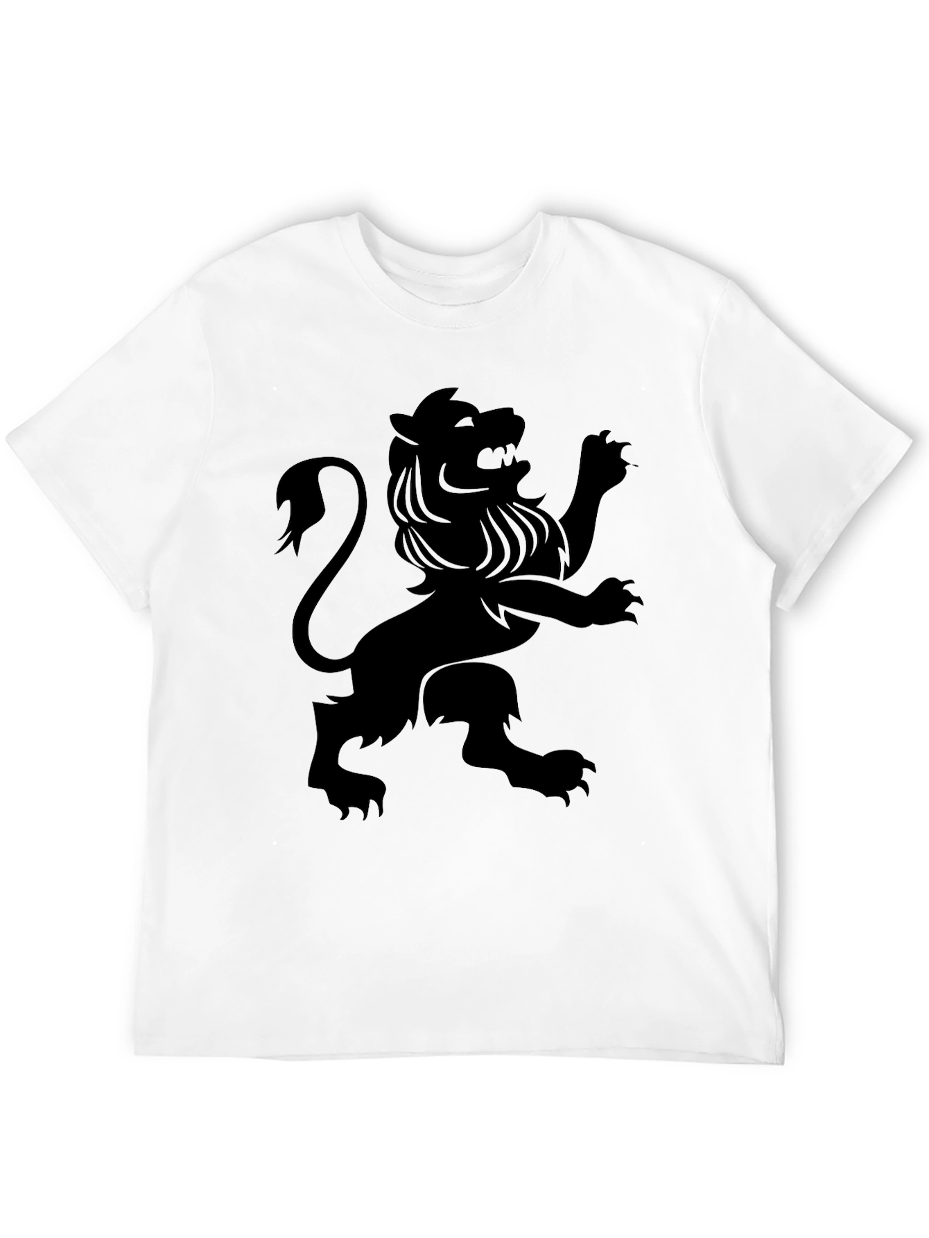 Black Lion Graphic T-Shirt - Bold Statement Tee