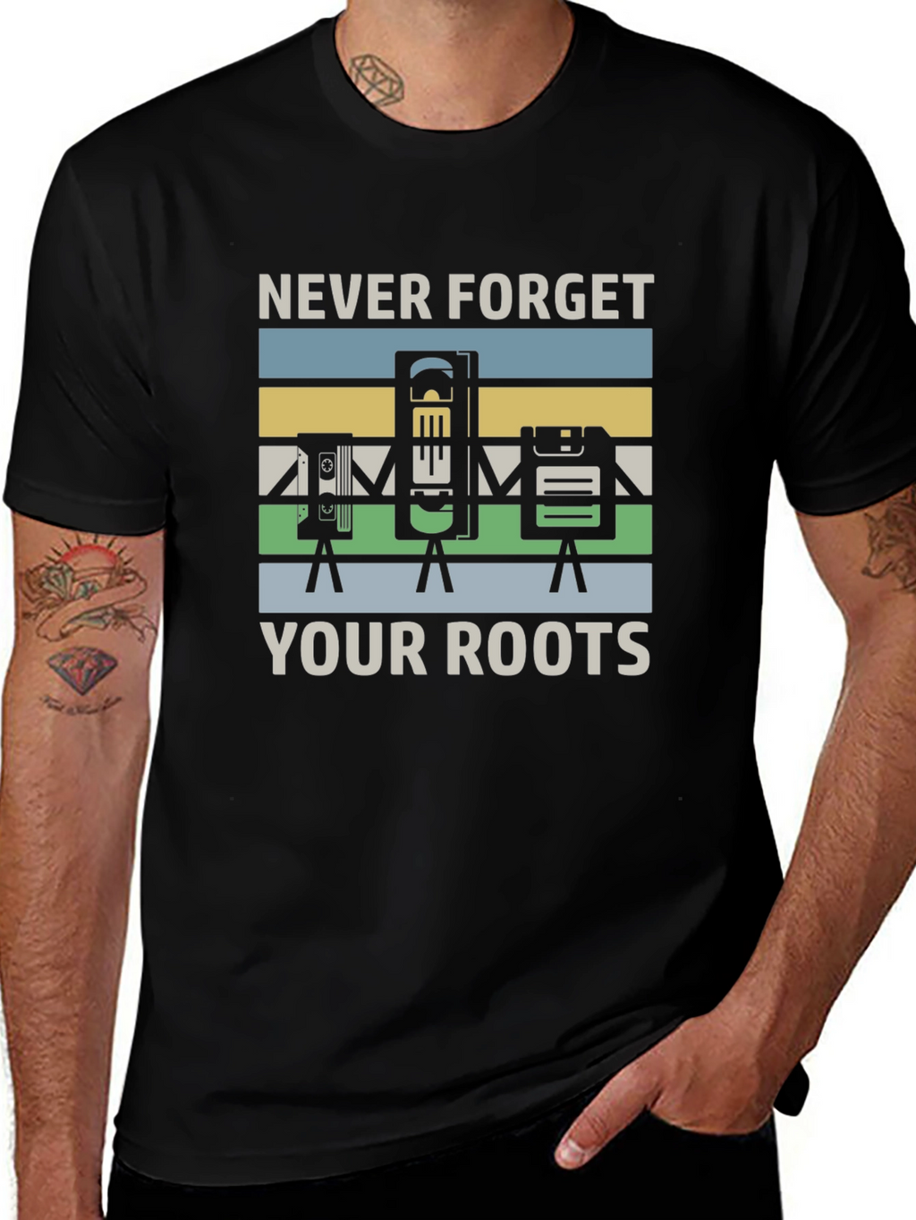 Retro Tech T-Shirt: Never Forget Your Roots