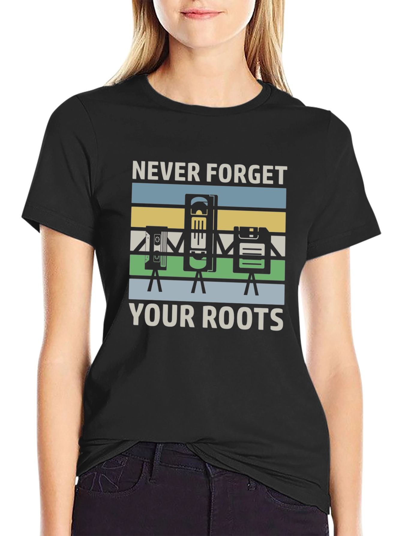 Retro Tech T-Shirt: Never Forget Your Roots