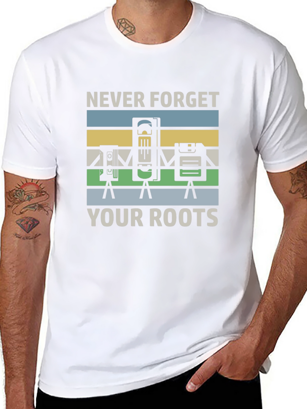 Retro Tech T-Shirt: Never Forget Your Roots
