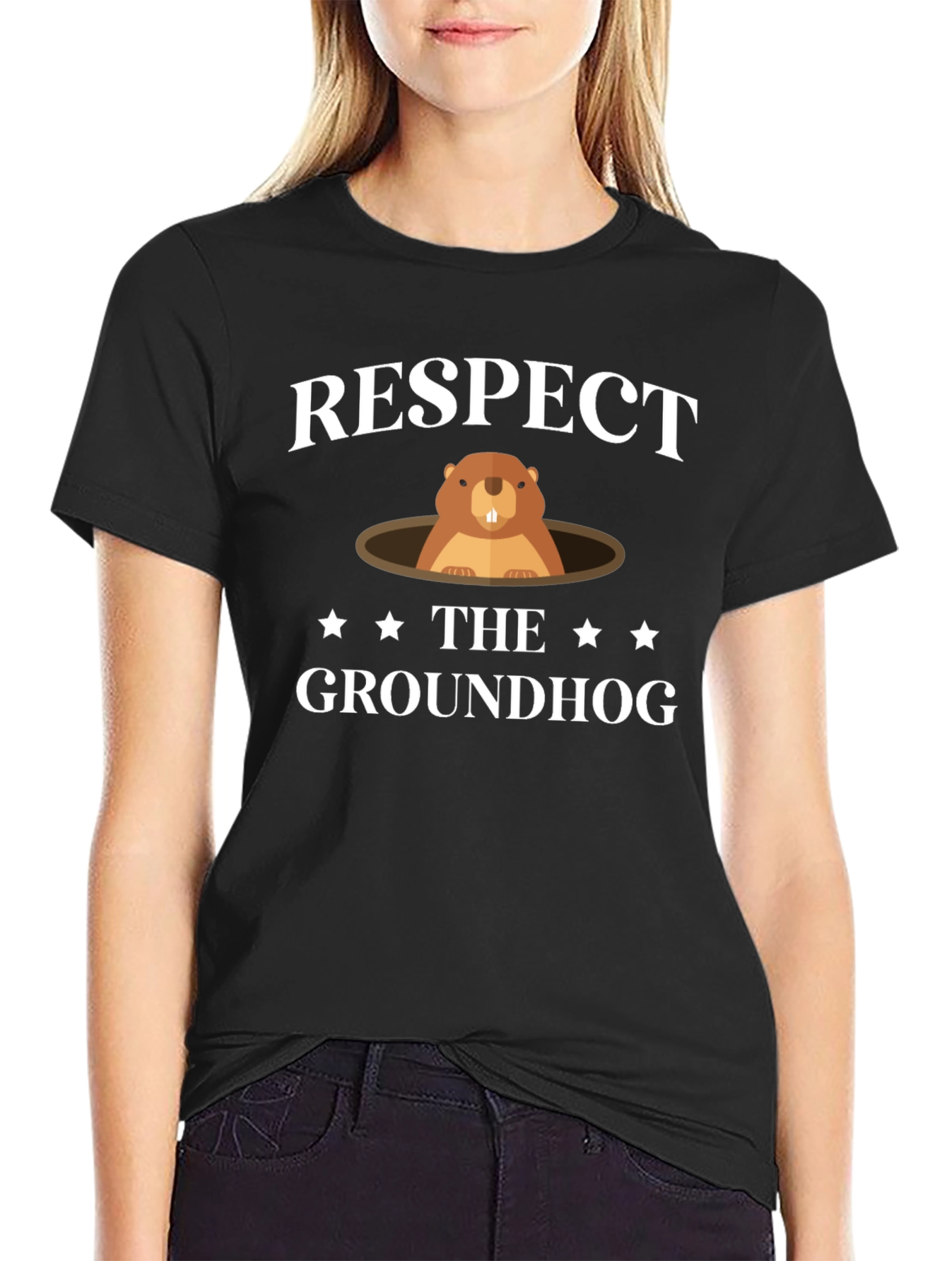 Respect the Groundhog T-Shirt - Unisex