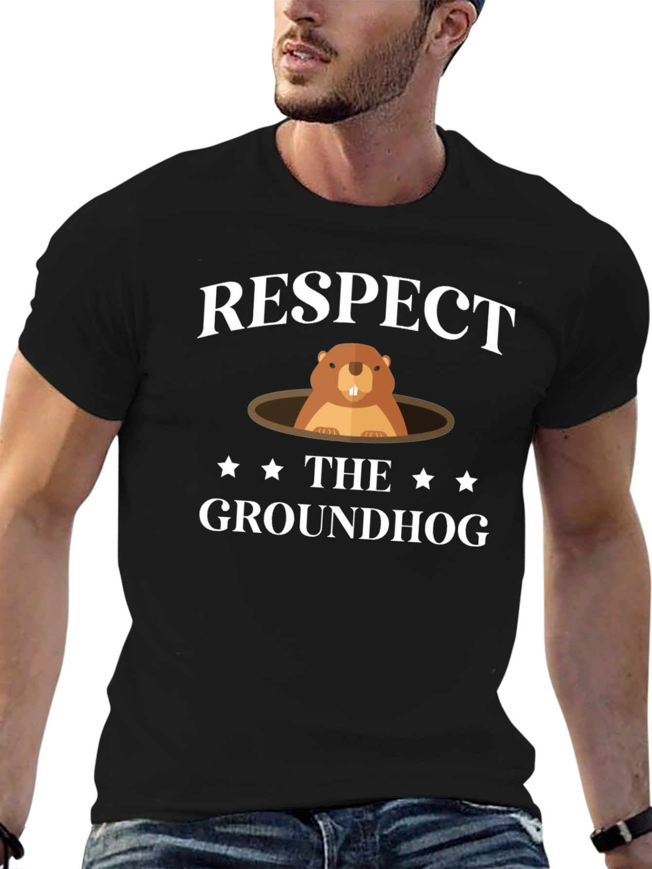 Respect the Groundhog T-Shirt - Unisex