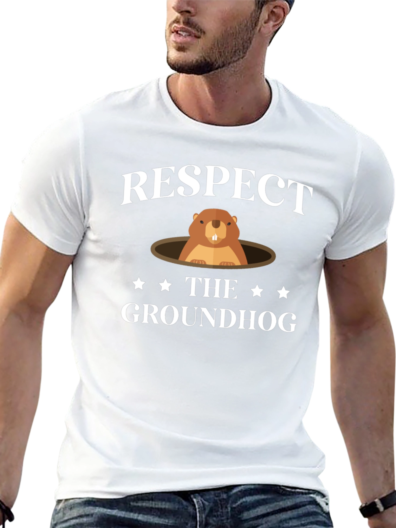 Respect the Groundhog T-Shirt - Unisex