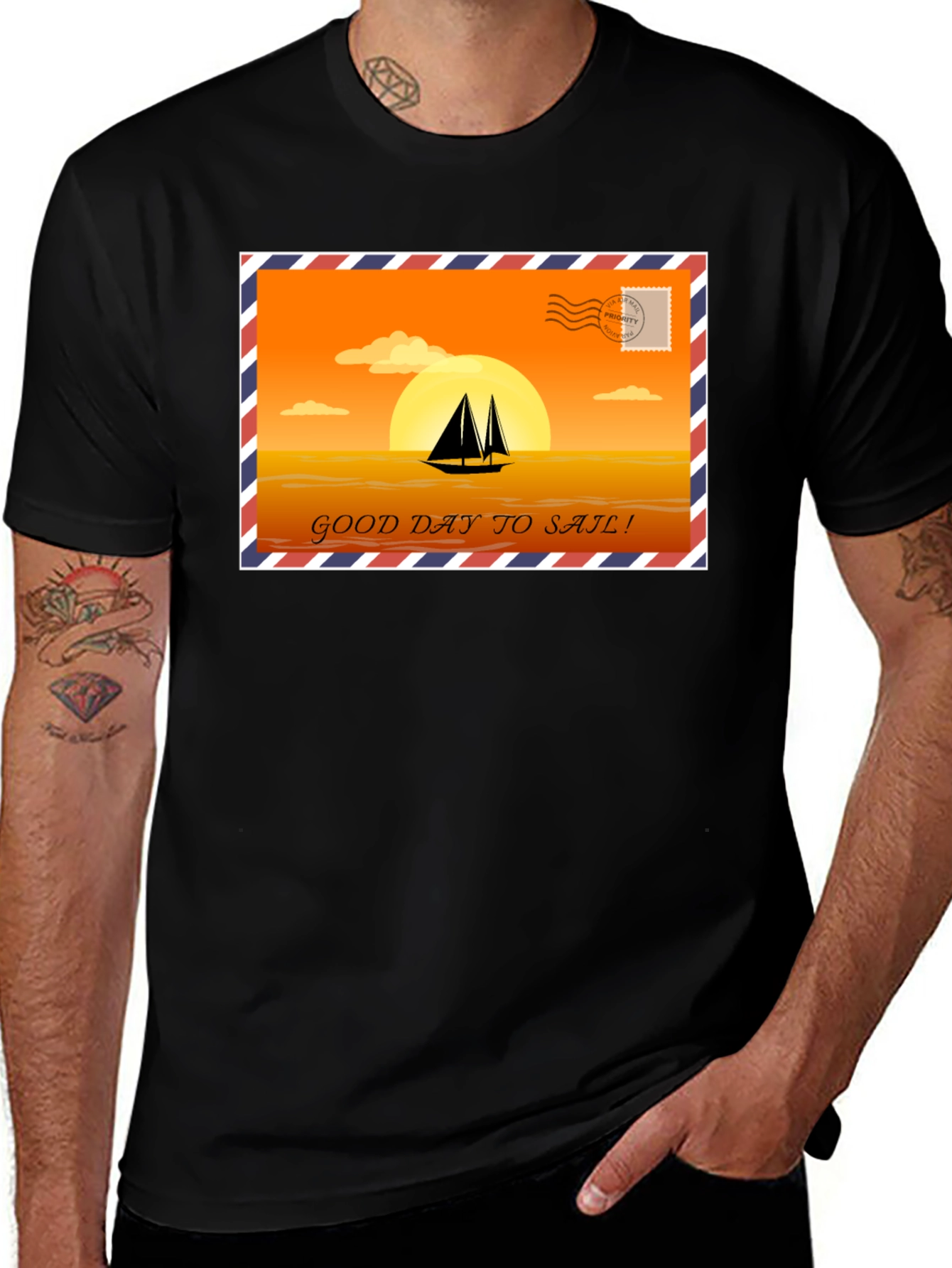 Sailboat Sunset T-Shirt