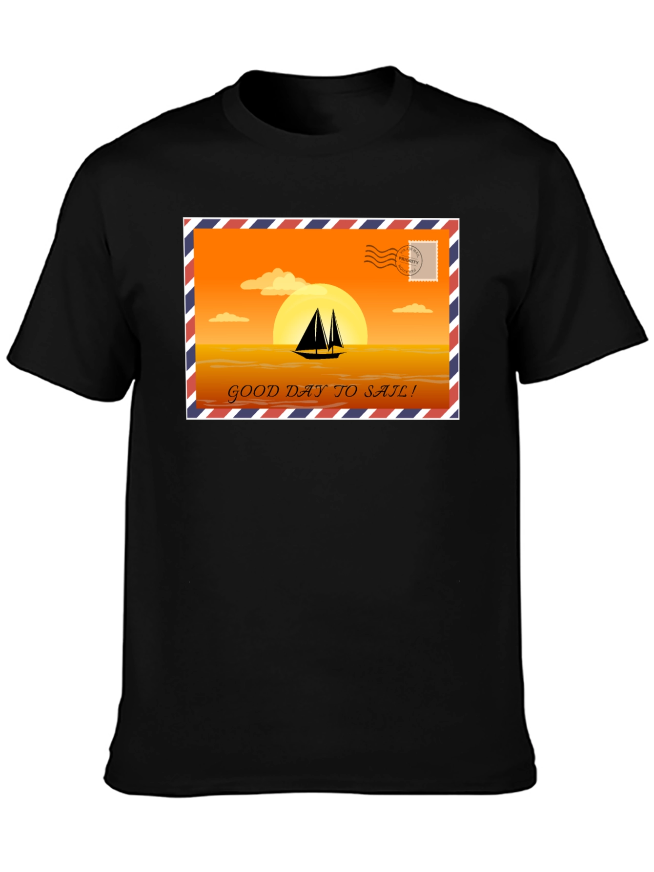 Sailboat Sunset T-Shirt