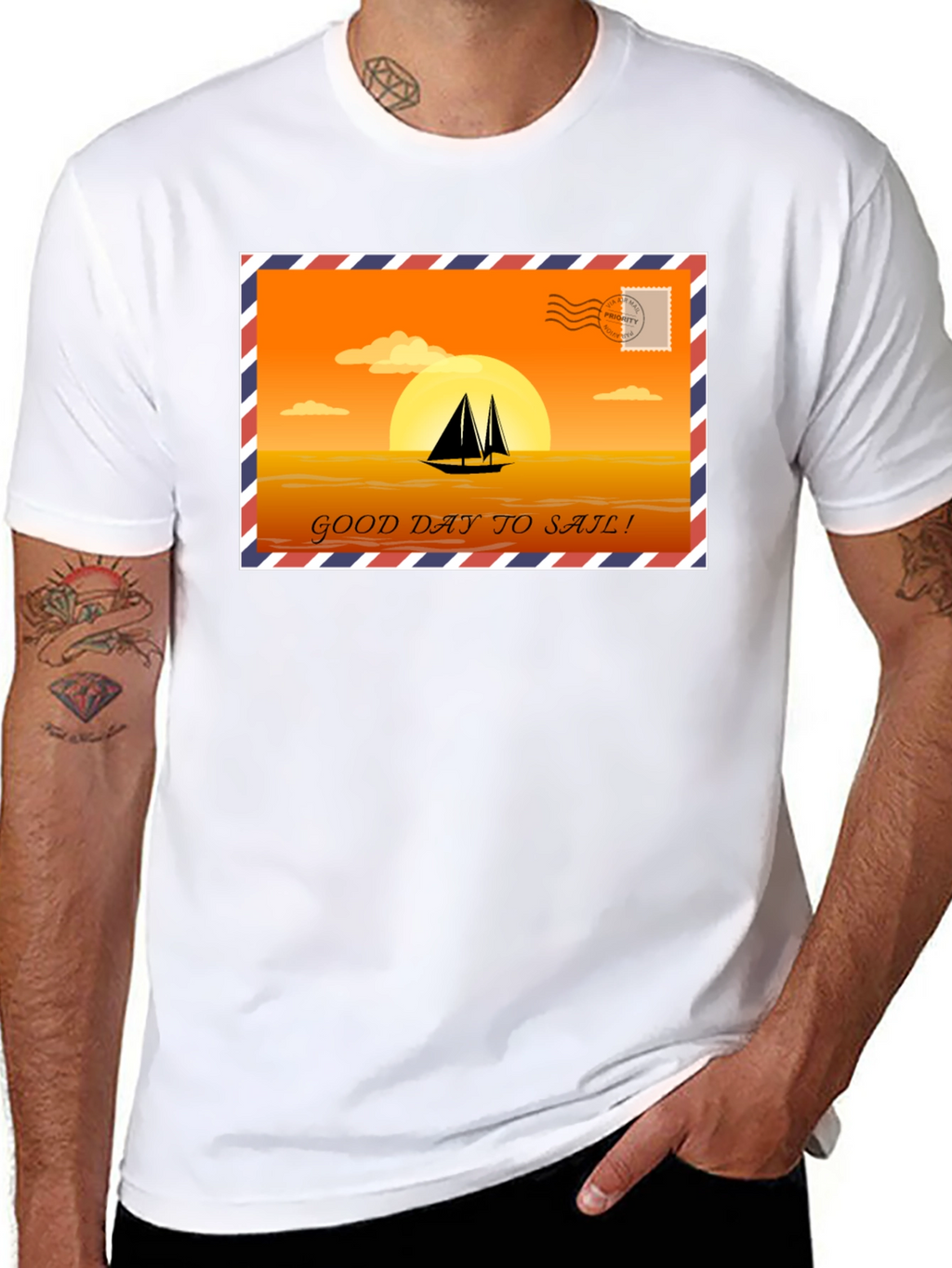 Sailboat Sunset T-Shirt