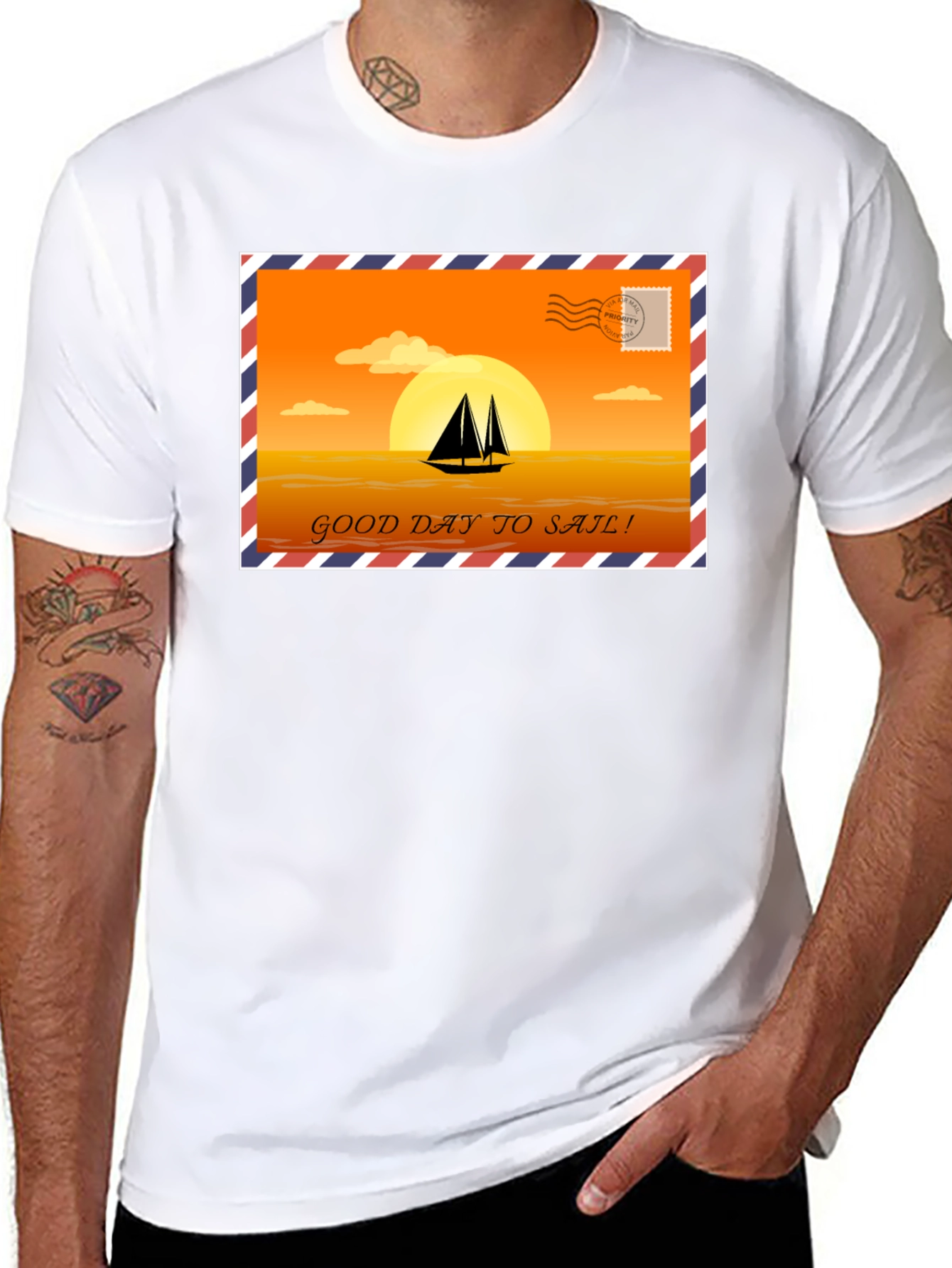 Sailboat Sunset T-Shirt